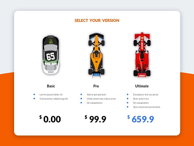 SaaS Pricing pricing racing cars saas saas landing page saas pricing page saas product