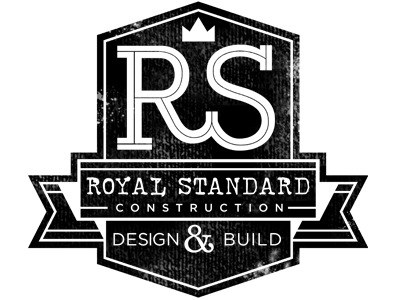 Royal Standard Logo black and white construction logo