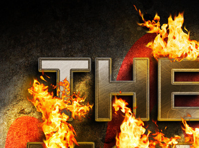 Mobiquity Screen Saver-B Dribble 3d fire font grunge