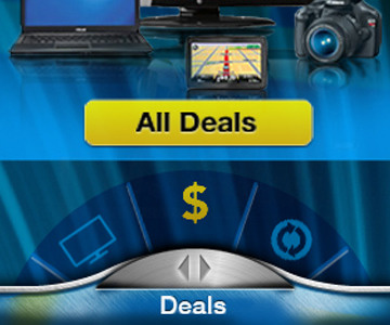 concept for Best Buy blue deals design dial iphone mobile tabs