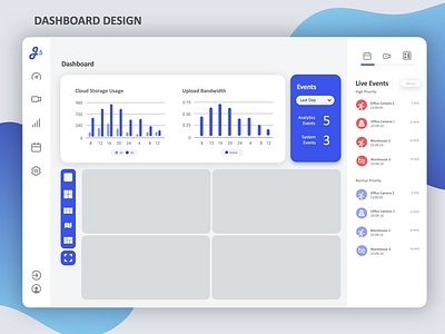 JetStream UI Design Concept design graphic design panel ui ux widget