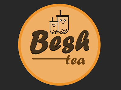Besh-TEA Logo branding illustration logo