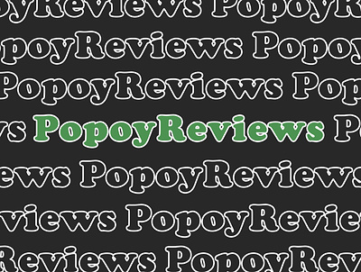 Popoy Reviews branding branding design illustration youtube
