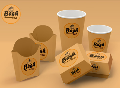 Besh-TEA Meal advertisement branding marketing mockup poster