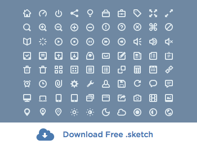Icon Set Sketchapp free freebie glyph icon set sketch sketchapp