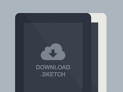 Ipad Minimal Sketch black flat free freebie ipad minimal sketch white