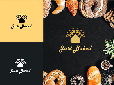 Minimalistic Logo Design For Online Home Bakery Business