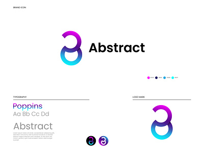 Abstract Gradient Logo Design | Brand Icon abstract logo app logo brand icon branding business logo company logo design design trends dope logo free logo template gradient logo illustration inspiration logo logo logo branding logo ideas logo trends 2022 uc graphic house ui visual identity