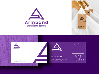 Modern letter A logo design - Branding identity - Monogram