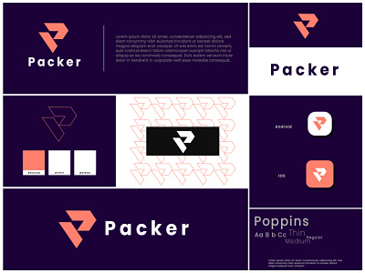 Letter P Premium Logo Template - Inspiration - Branding guidelin