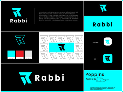 Letter R Premium Logo Template - Inspiration - Branding kit