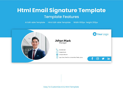 Html Email Signature Template - Email Signature