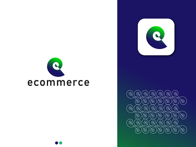Creative E Logo Design -  Logo Branding - E-commerce Logo