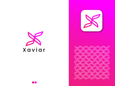 Wordmark Letter X Logo Design - App Logo