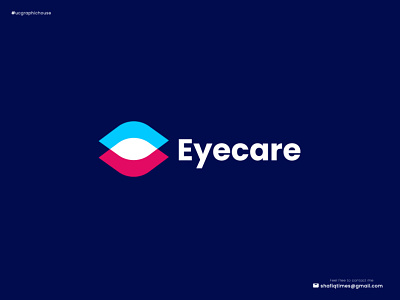 Eye-care Logo design - Vision - Overlapping Logo -