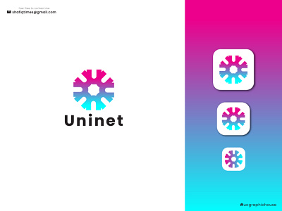 Letter U Logo Design - Corporate - Networking - U logo design