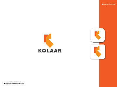 Modern Letter K Logo Design With Branding Guidelines