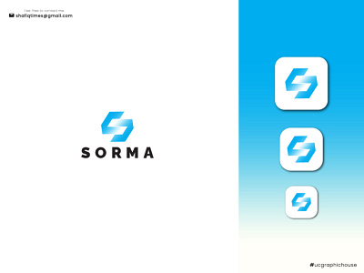 Letter S Logo Design - Data Science - Blockchain - Brand Mark