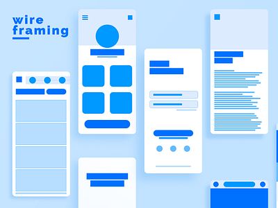 Wireframing clean graphic design minimalist prototype wireframe