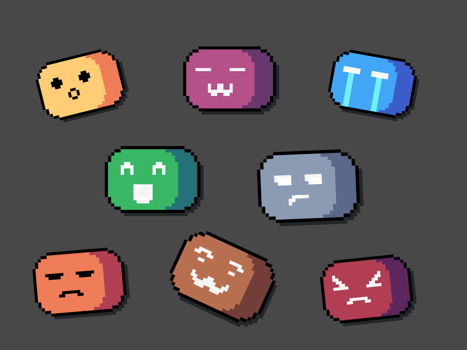 Pixel-Art Discord Emotes by Noah on Dribbble