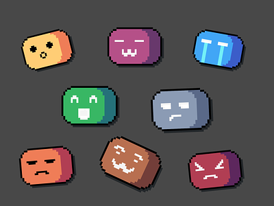Pixel-Art Discord Emotes discord emoji emotes pixel art pixelart