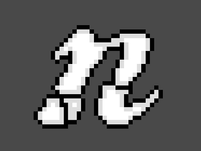 "n0j0games"-Icon icon letter pixel art pixelart