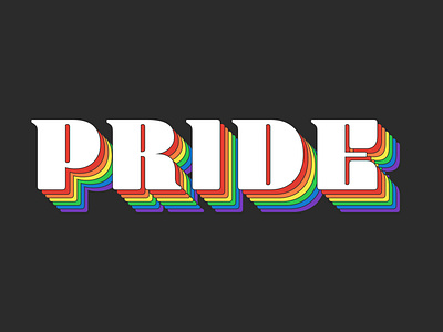 Pride Month Lettering