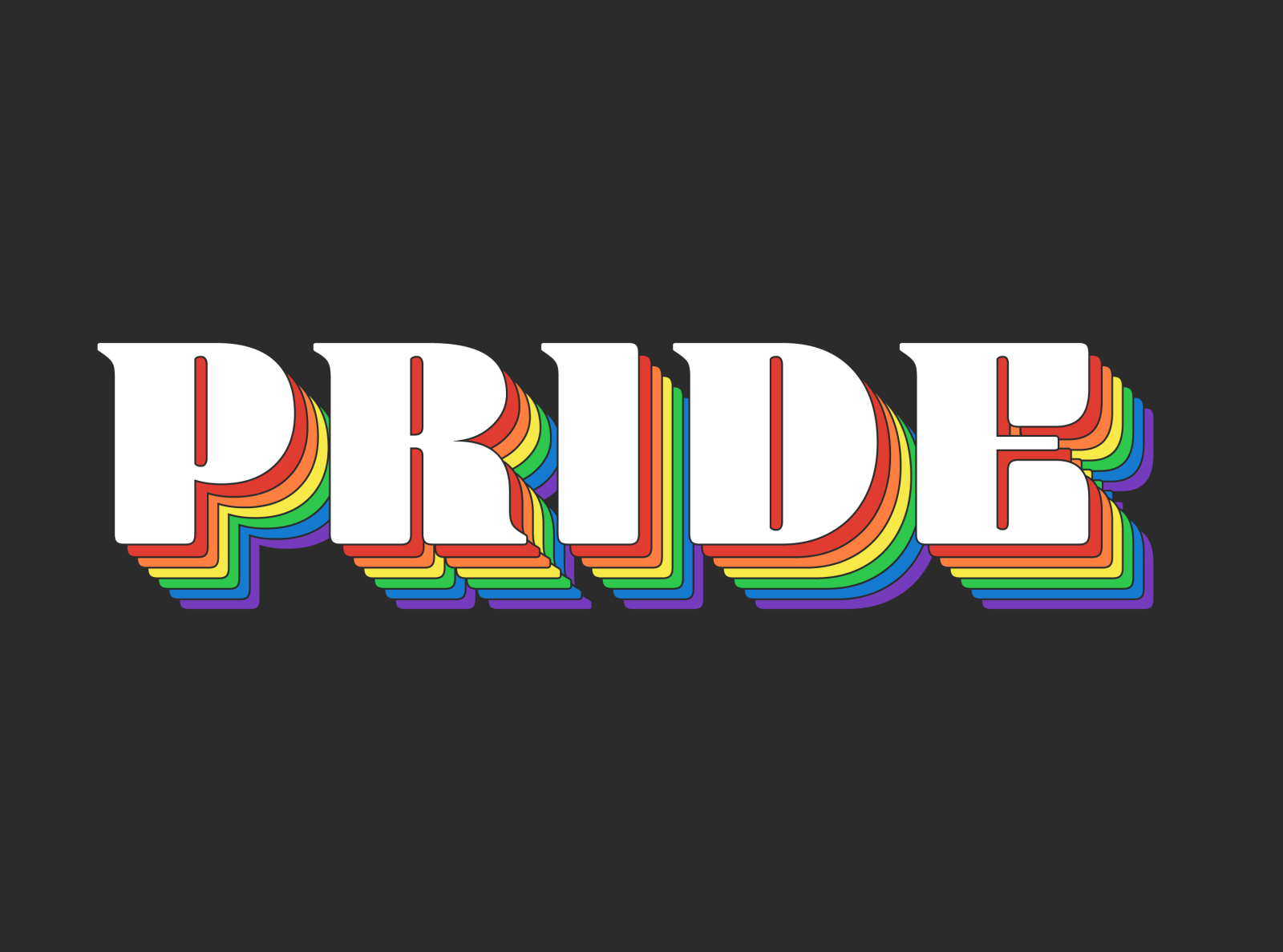 Pride Month Lettering by Cris DiNoto on Dribbble