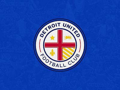 Detroit United F.C - MLS Team brand branding detroit logo logo design mls