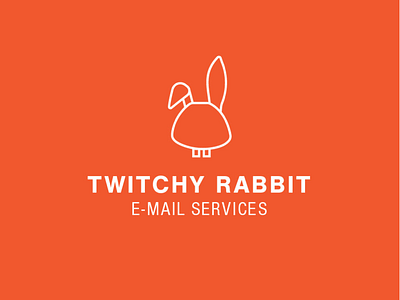 Twitchy Rabbit - Thirty Logos Day 3 brand challenge design logo mark space thirty typography wordmark