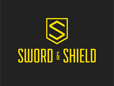 Swords & Shield - Thirty Logos Day 12 icon logo logo design shields swords thirty logos wordmark