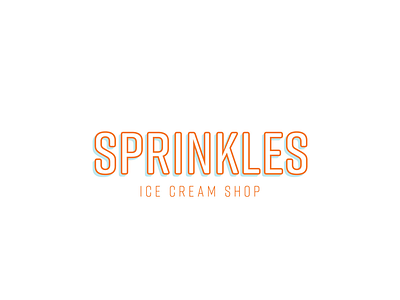 Sprinkles - Thirty Logos Day 21 ice cream logo logo logo design sprinkles wordmark