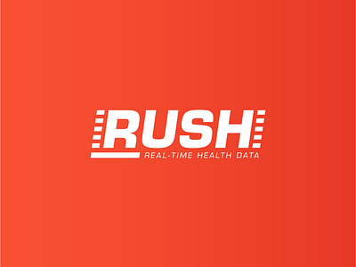 Rush - Thirty Logos Day 27 gradient logo logo design wordmark