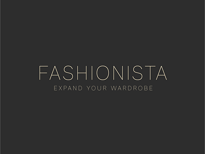 Fashionista - Thirty Logos Day 28 fashionista logo logo design modern