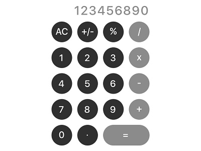 Day 004 - 100 Day UI Challenge calculator design layout ui ui design ux