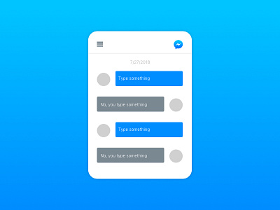 Day 013 - 100 Day UI Challenge app app design messaging messaging app messenger ui ui design ux