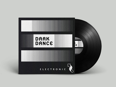 Dark Dance Album Cover album album art album artwork album cover design illustration logo music music art typography