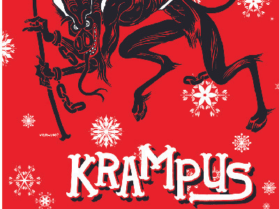 Krampusnacht devil holidays illustration krampus