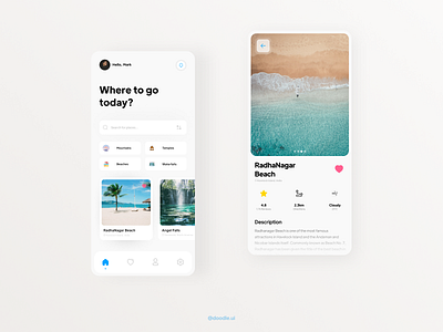 Travel App UI