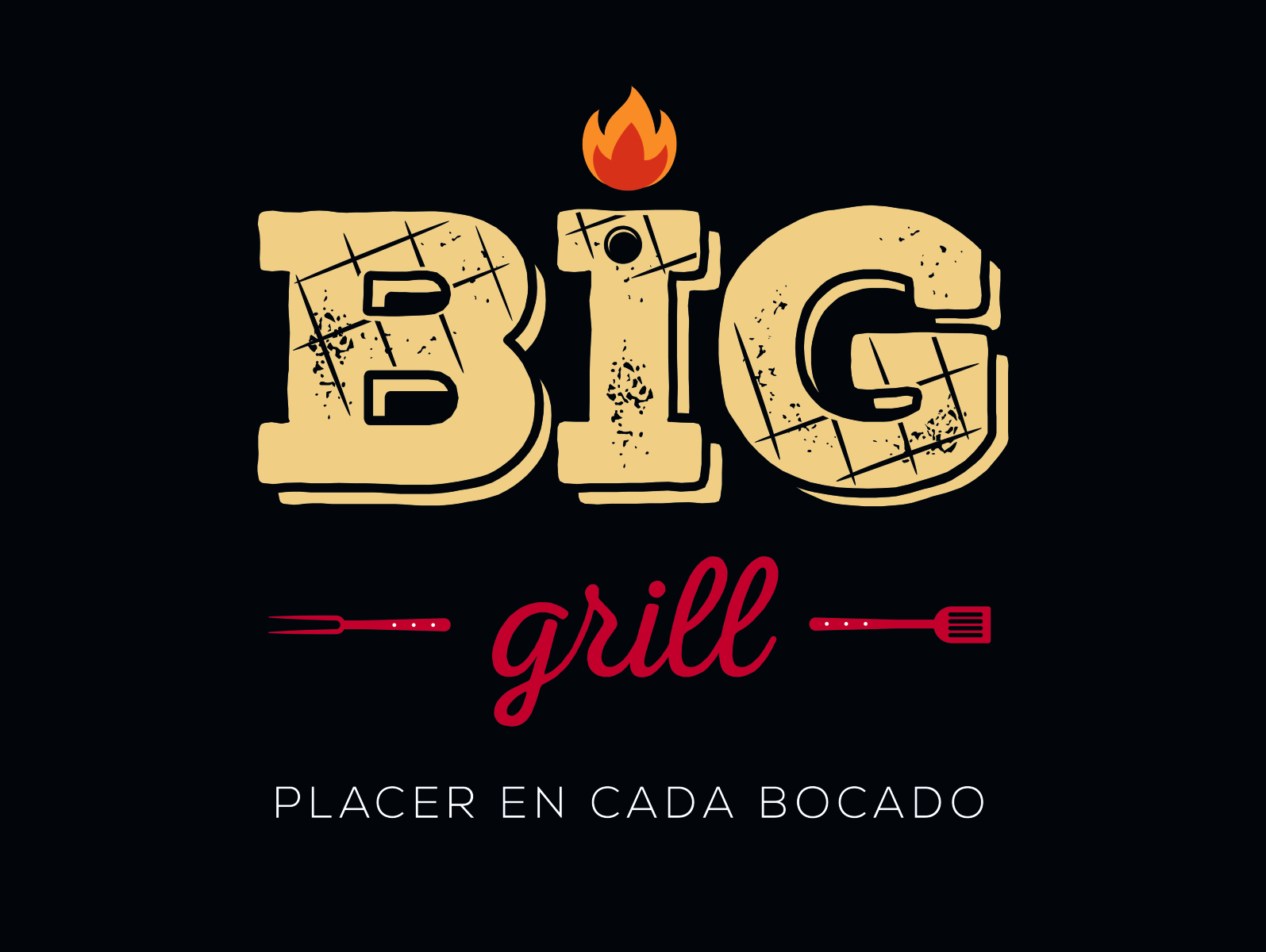 Big Grill Parrilla Logo By Julian Jimenez On Dribbble