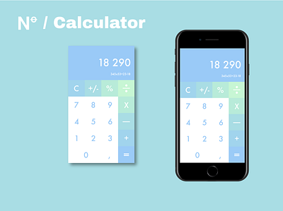 Daily ui / 04 - calculator app calculator challenge daily ui dailyui design graphic graphic design mobile ui