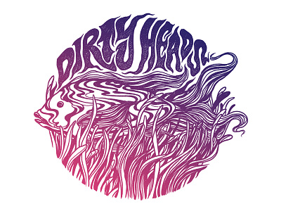 Dirty Heads Shirt Design design dirty heads fish illustration psychedelic shirt trippy