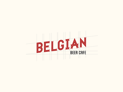 Belgian Beer – Logo Design clean design graphic design illustrator less is more logo logo design minimal minimalistic modern redesign simple