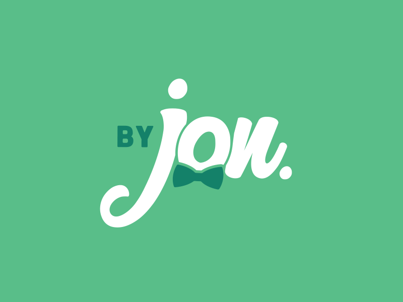 ByJon Logo brand branding branding design colours design identity logo logo design script type design typography website design
