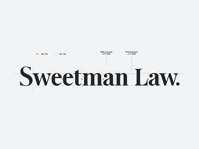 Sweetman Law brand branding custom custom type design font graphic design logo sketch type design typeface typography