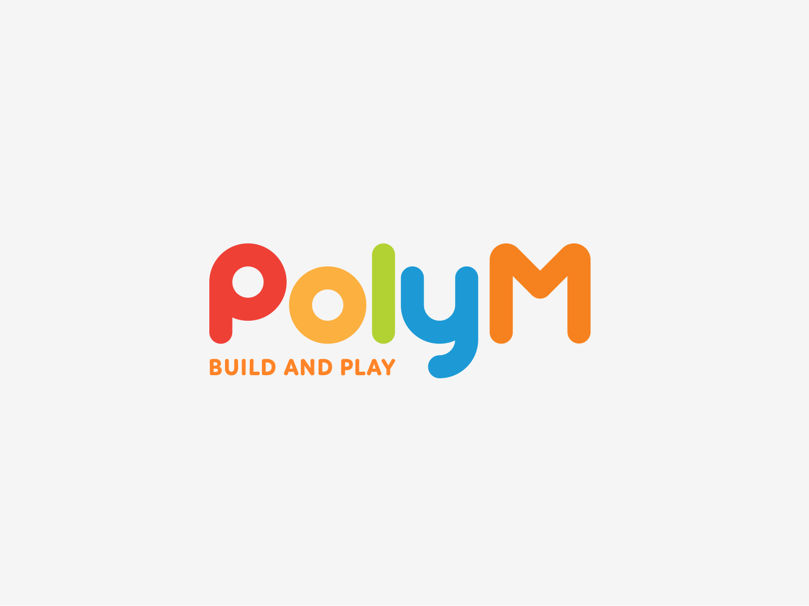 PolyM Logo Build brand identity branding colour custom type design gif graphic design grid identity logo redesign typography