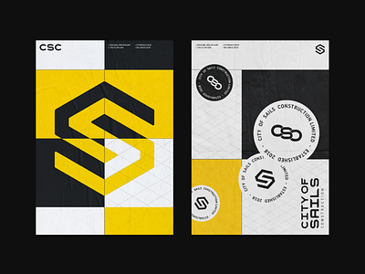 CSC Posters brand branding colour design flyers graphic design grid icon identity layout logo packaging poster shapes typeface typography