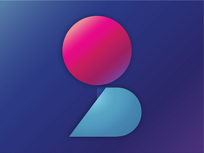 Little Typography Experiment gradients graphic graphicdesign letter typography