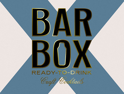 BARBOX branding cocktail design logo packaging spirits