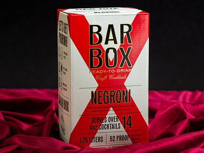 Barbox branding cocktails logo packaging typography